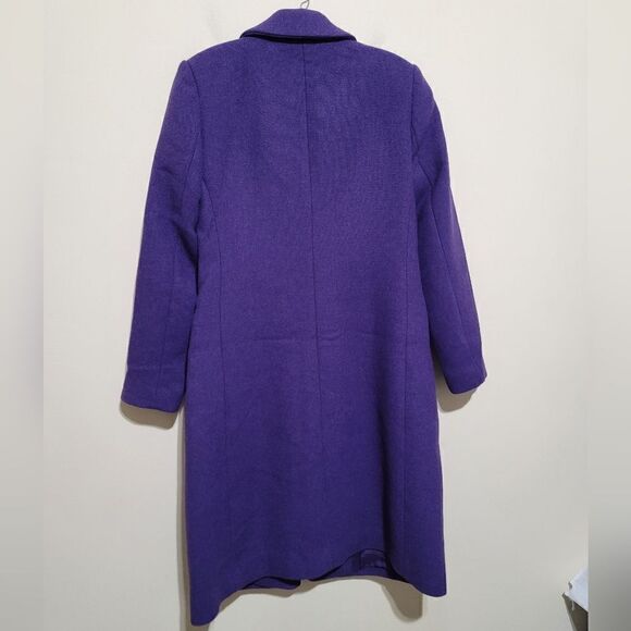 House of Harlow 1960 Women's Purple Woolblend Peacoat Sz Small NWT - Picture 5 of 11